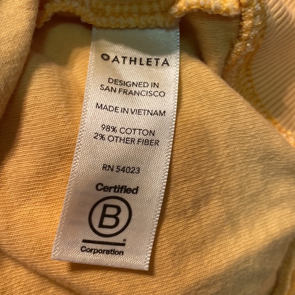 Athleta Yellow Sundown Pullover Hoodie - Picture 4 of 6
